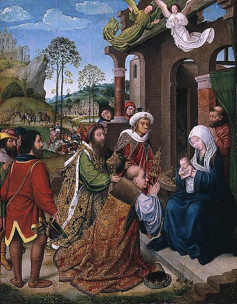 Hugo van der Goes Adoration of the Magi oil painting picture